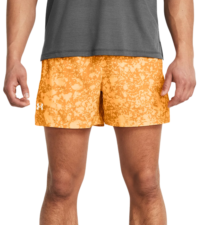 Šortky Under Armour Launch 5" Lined Shorts Oranžová | 1382618-803