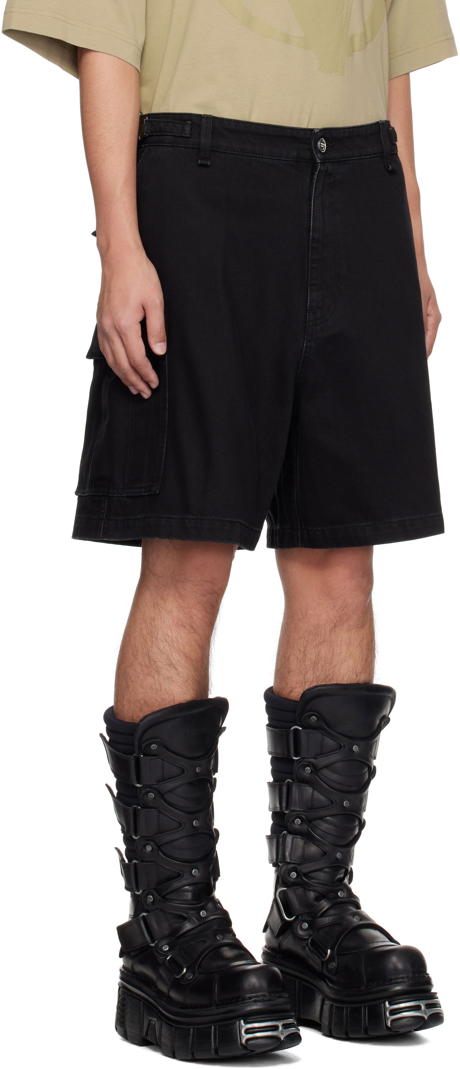Šortky VETEMENTS VETEMENTS Cargo Shorts Čierna | UA66SS520B, 1