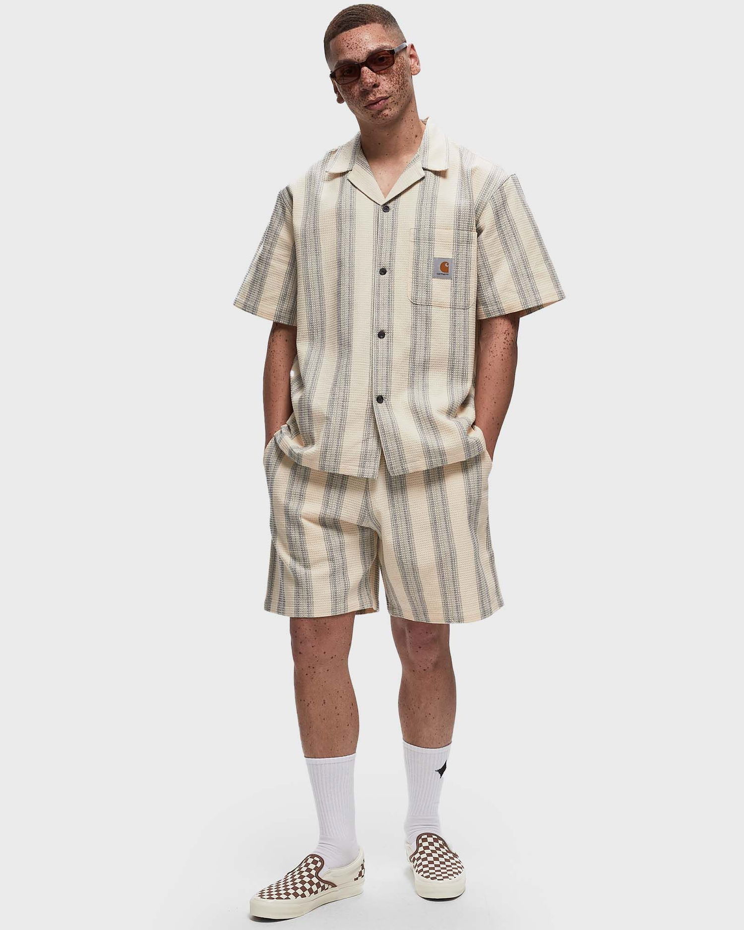 Šortky Carhartt WIP Dodson Short Šedá | I033692.2A2XX, 1