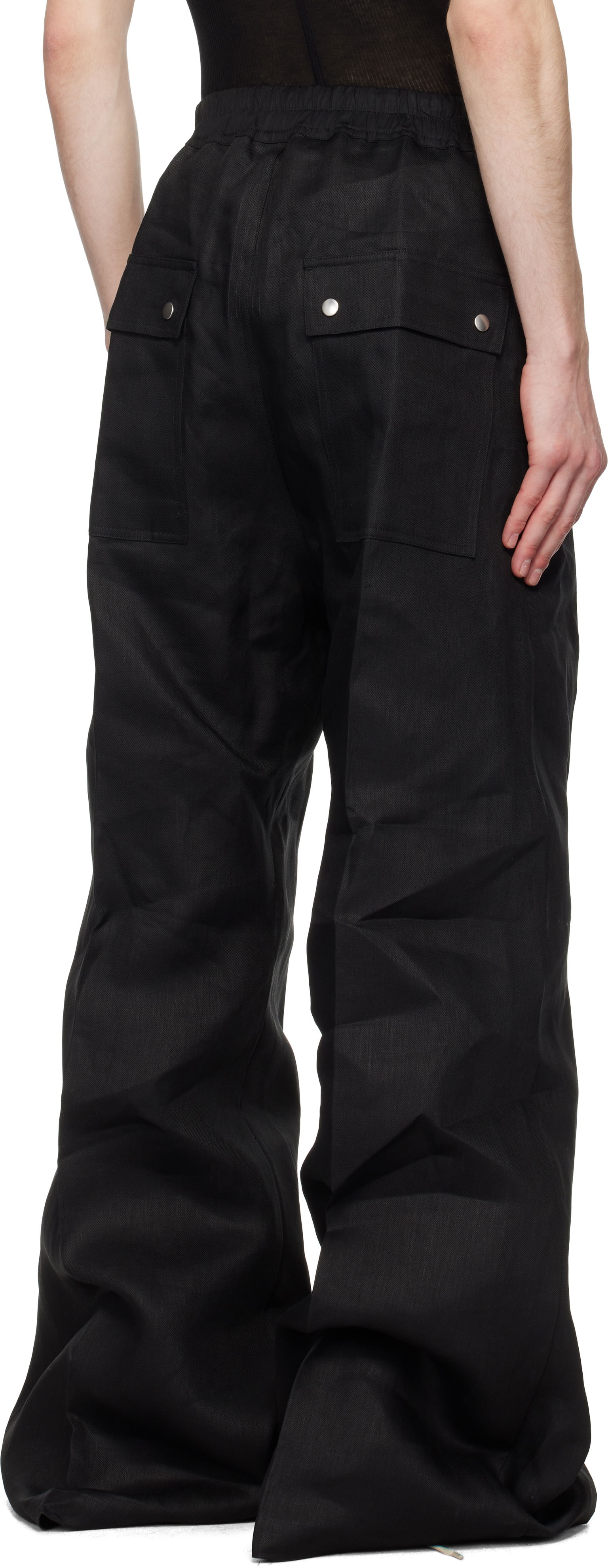 Rick Owens Hollywood Bela Wide Leg Trousers