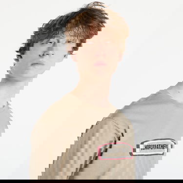 Tričko Horsefeathers Raceway Long Sleeve Graphic T-Shirt Béžová | SM1393A, 3