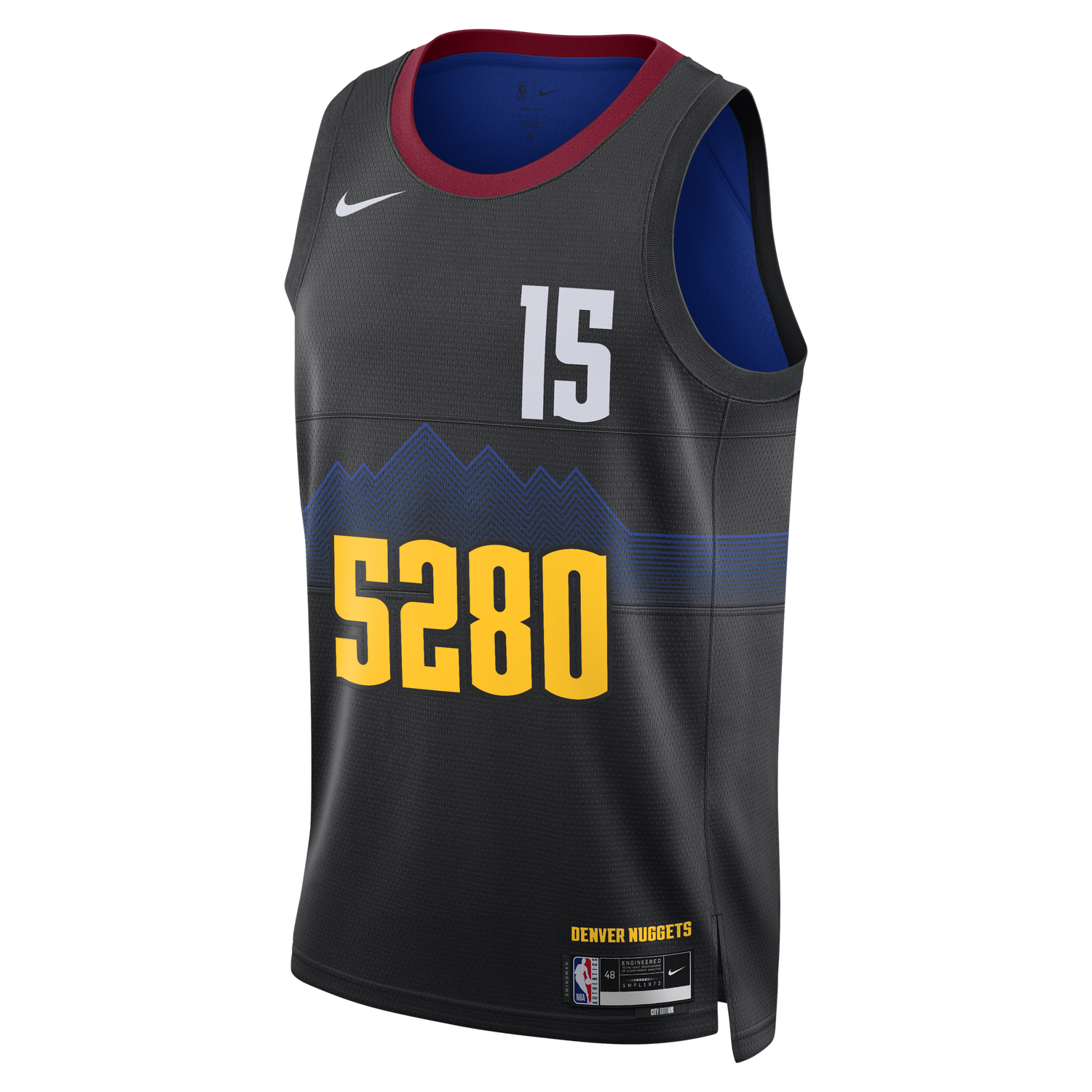 Dres Nike Dri-FIT NBA Swingman Nikola Jokić Denver Nuggets City Edition Jersey Čierna | DX8500-011, 0