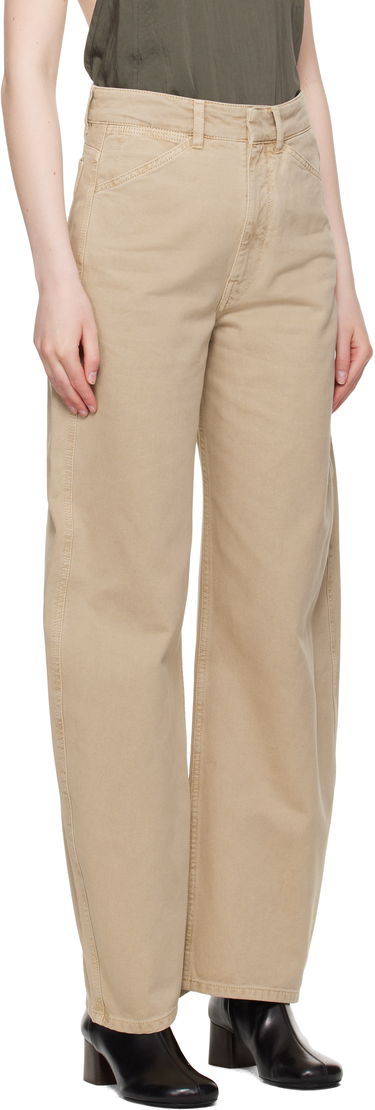 Džínsy LEMAIRE Lemaire High-Waisted Curved Jeans Béžová | PA1052 LD1042, 1