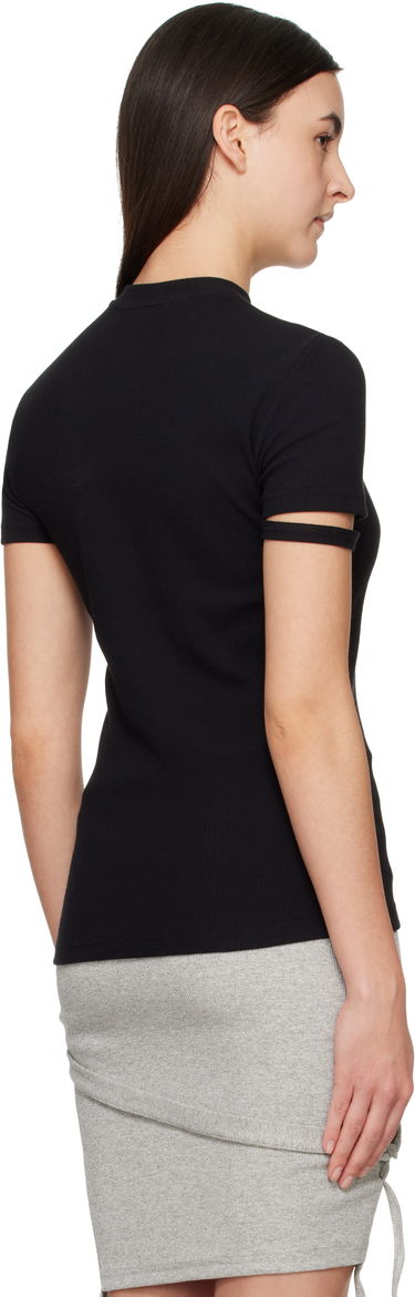 Tričko Ottolinger Ottolinger Rib Knit T-Shirt Čierna | 10410090401, 2