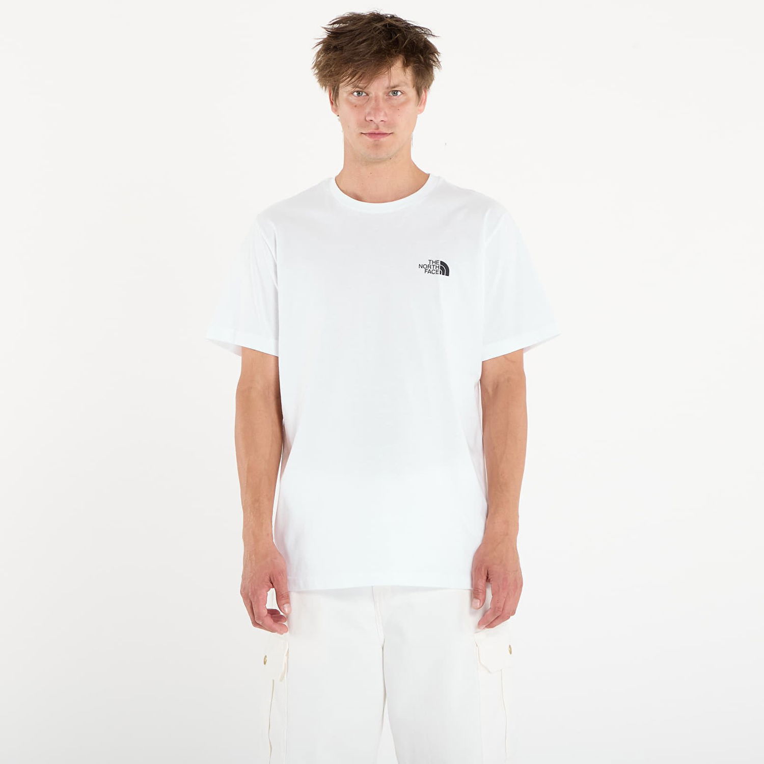 Tričko The North Face Men's Vertical Logo Short Sleeve T-Shirt Biela | NF0A8EE7FN41, 0