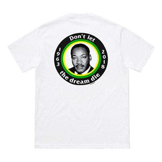 Tričko Supreme MLK Dream Character Short Sleeve T-Shirt Biela | SUP-SS18-358