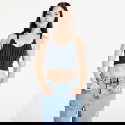 Plated Sweater Bralette Blue