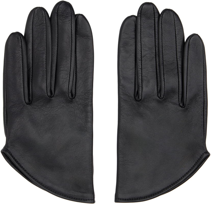 Rukavice Yohji Yamamoto Short Gloves Čierna | FO-W04-770