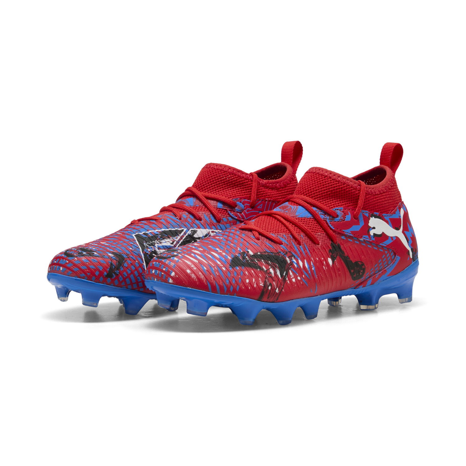 Tenisky a topánky Puma FUTURE 8 MATCH PLAYMAKERS FG/AG Jr. Červená | 108750_01, 1