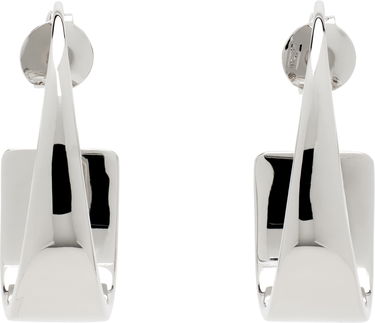 Náušnice Courrèges Courrèges One Curved Earrings Metalická | 125BBO075LA0001, 0