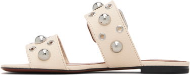 Tenisky a topánky Valentino Garavani Nellcôte Studded Buckle Slide Sandals Béžová | 7W2S0MM4DKV, 2