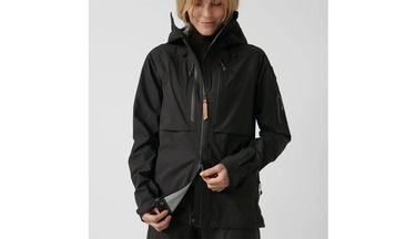 Vetrovka FJÄLLRÄVEN Keb Eco-Shell Jacket Čierna | F89600-550, 3
