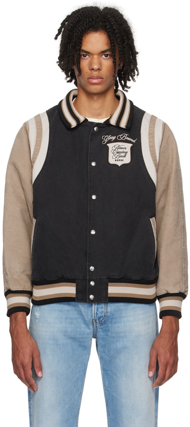 Bomber bunda Rhude Glory Bound Bomber Jacket Čierna | RHPF23JA16163682, 0
