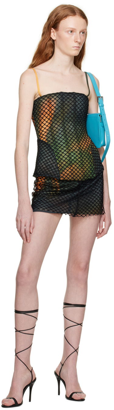 Šaty Miaou Miaou Libra Fishnet Camisole Top Rôznofarebný | 7063FNTAUR, 3