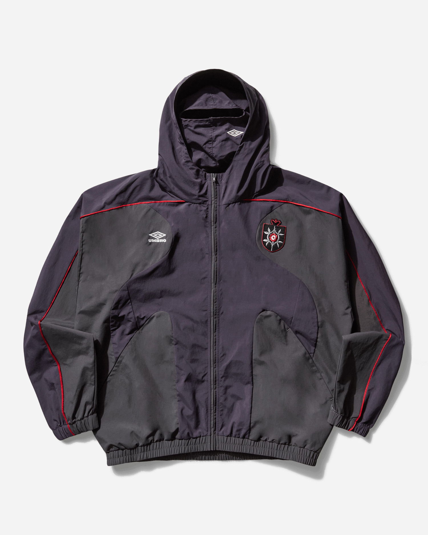 Bunda Umbro Rose Crest Masked Track Jacket Fialová | UBMW0344FA217 GRY0042, 1