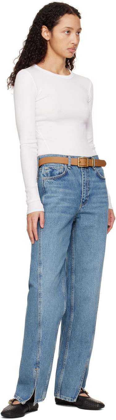 Opasok rag & bone Rag & Bone X Boyfriend Leather Belt Čierna | WJW25SB1035LE35, 3