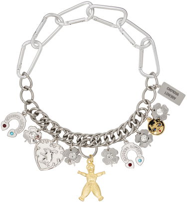 Náhrdelník Chopova Lowena Silver Classic Charm Chain Necklace Metalická | 6518, 0
