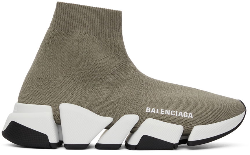 Tenisky a topánky Balenciaga Speed 2.0 "Taupe & White" Béžová | 617196 W2DB2 9891, 0