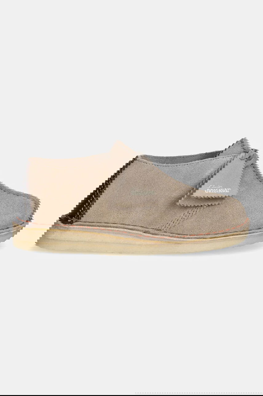 Tenisky a topánky Clarks Originals Desert Trek Suede Flat-Heel Boots Béžová | 26178464, 1