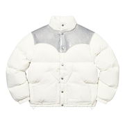 Glitter Yoke Puffer Jacket