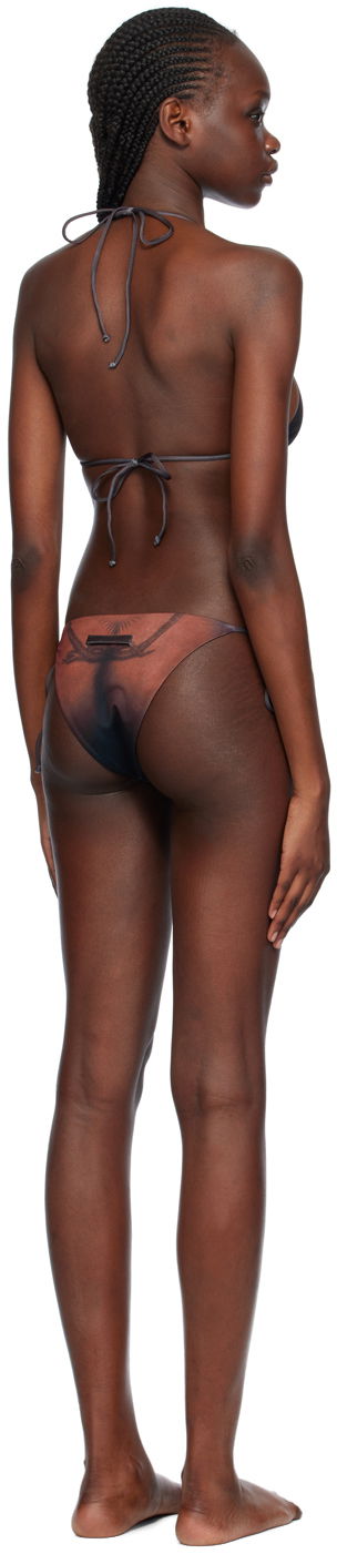 Plavky Jean Paul Gaultier 'The Ebony Body Tattoo' Bikini Set Hnedá | 23/15-F-SG020-J535-67/23/15-F-SV, 2