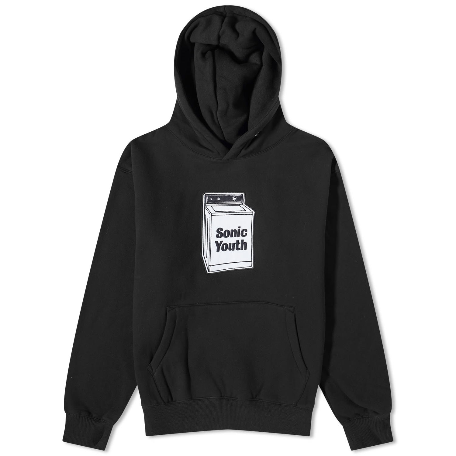 Mikina Pleasures Washing Machine Hoodie Čierna | P23SY003-BLK, 0