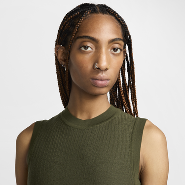 Šaty Nike Sleeveless Midi Dress Zelené | FQ0292-355, 3