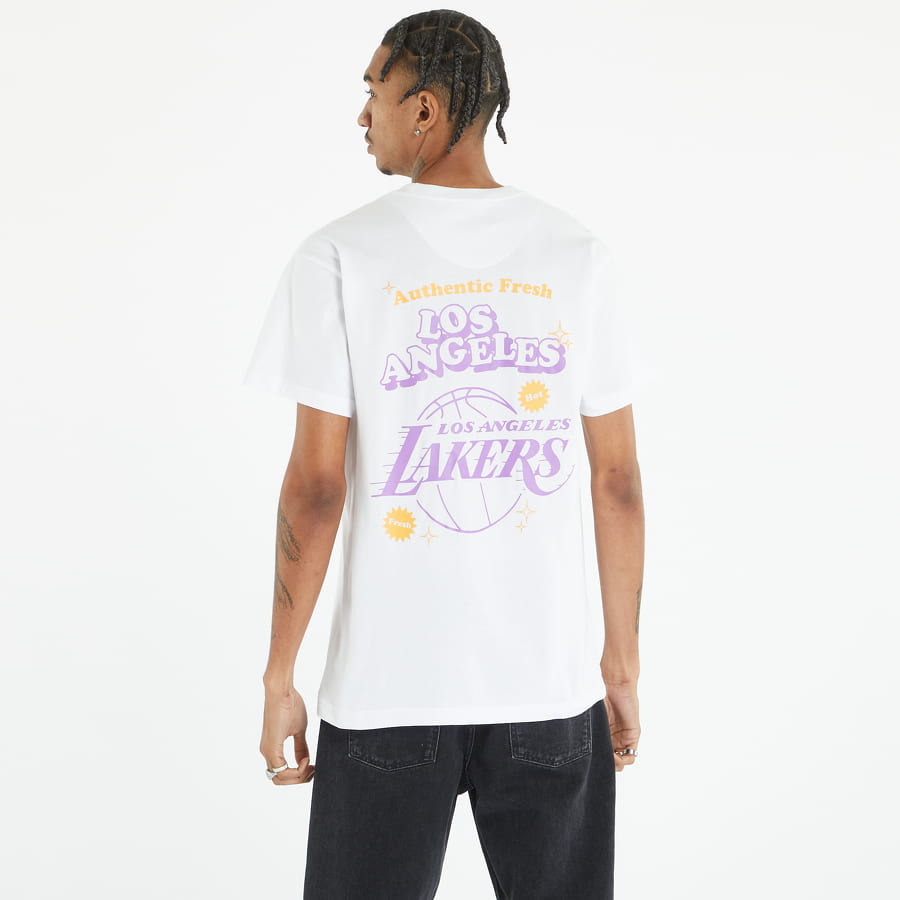 Tričko Mitchell & Ness NBA Merch Take Out Tee Biela | BMTRINTL1234-LALWHIT, 0