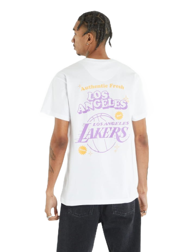 Tričko Mitchell & Ness NBA Merch Take Out Tee Biela | BMTRINTL1234-LALWHIT