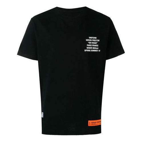 Tričko HERON PRESTON Worker T-Shirt Čierna | HMAA001S196320261088