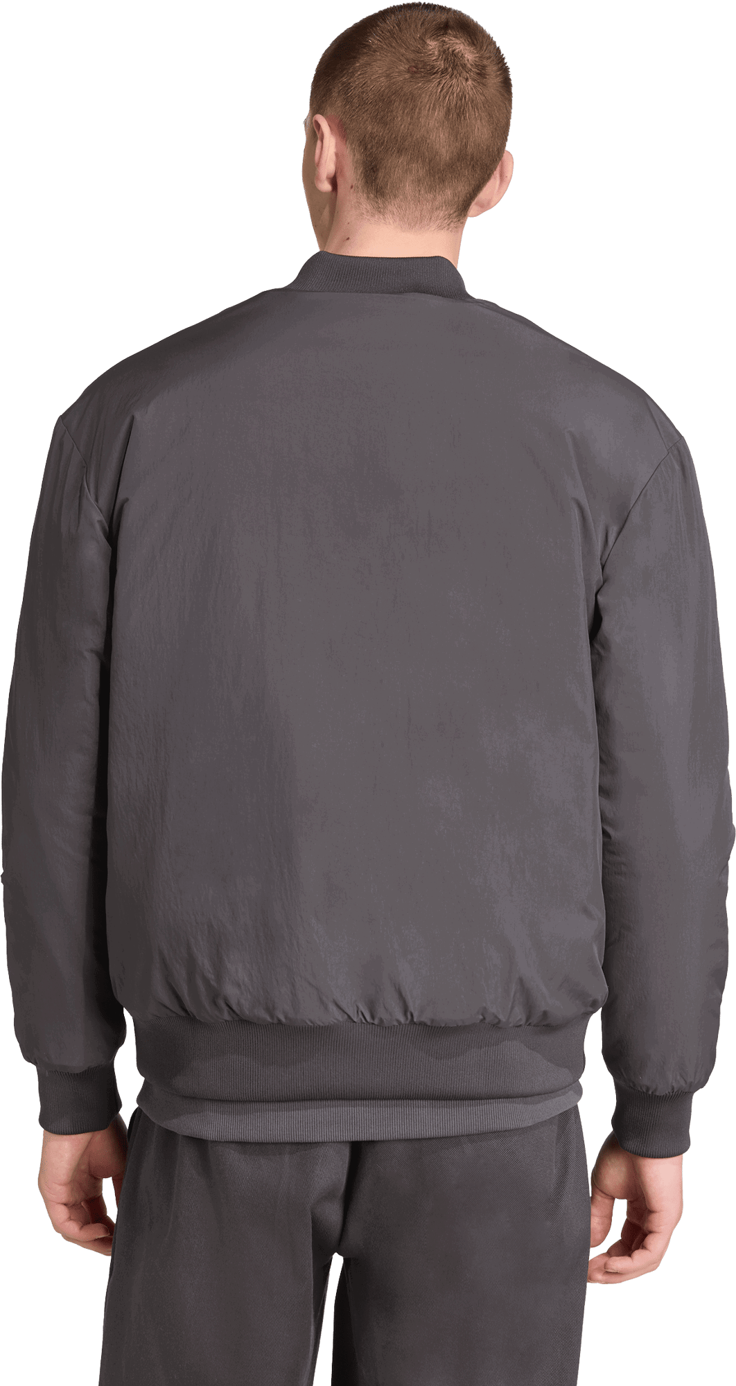 Bomber bunda adidas Performance Manchester United Terrace Icons Bomber Jacket Šedá | JN2831, 1