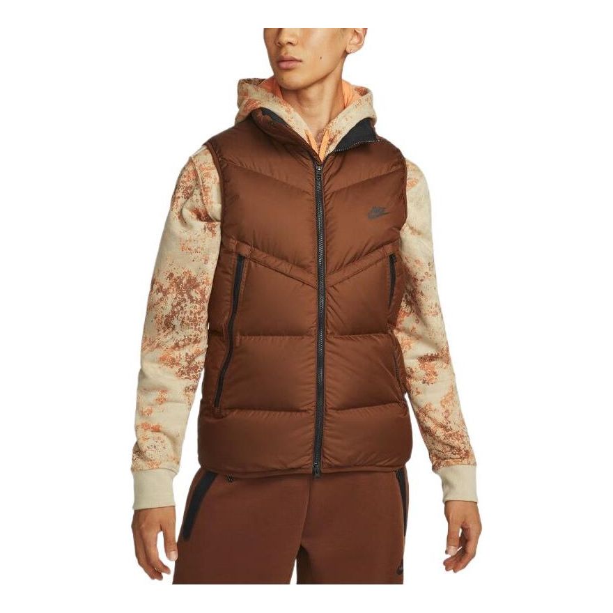Vesta Nike Warm Stand Collar Down Vest Hnedá | DV1136-259, 0