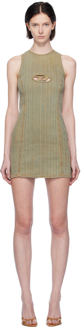 Šaty Diesel De-Ferriz-Fsd Denim Minidress Zelené | A12071 0NLAU, 0