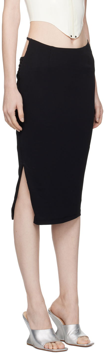 Sukňa Miaou Miaou Verona Midi Skirt Čierna | 4027VC2BLK, 1