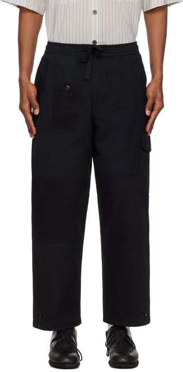 Cargo nohavice Maharishi Maharishi Upcycled Loose Cargo Track Pants Čierna | 6087, 0