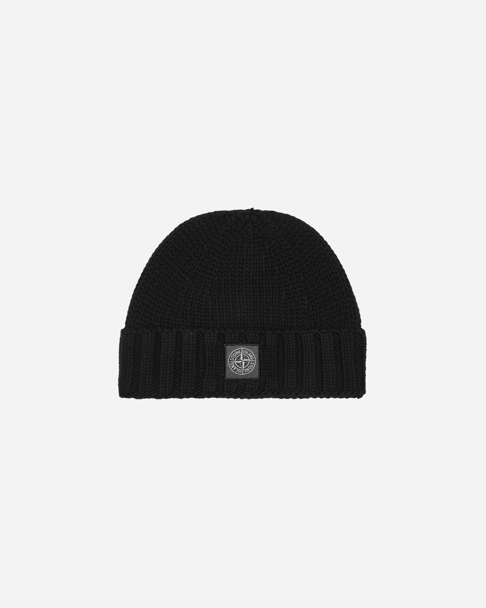 Garment Dyed Wool Beanie Black