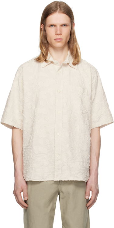 Košeľa NORSE PROJECTS Norse Projects Mo Oversized Fil Coupe Short Sleeve Shirt Béžová | N40-0830, 0