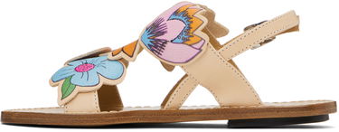 Starostlivosť o obuv Marni Marni Kids Flower Sandals Béžová | 79567, 2