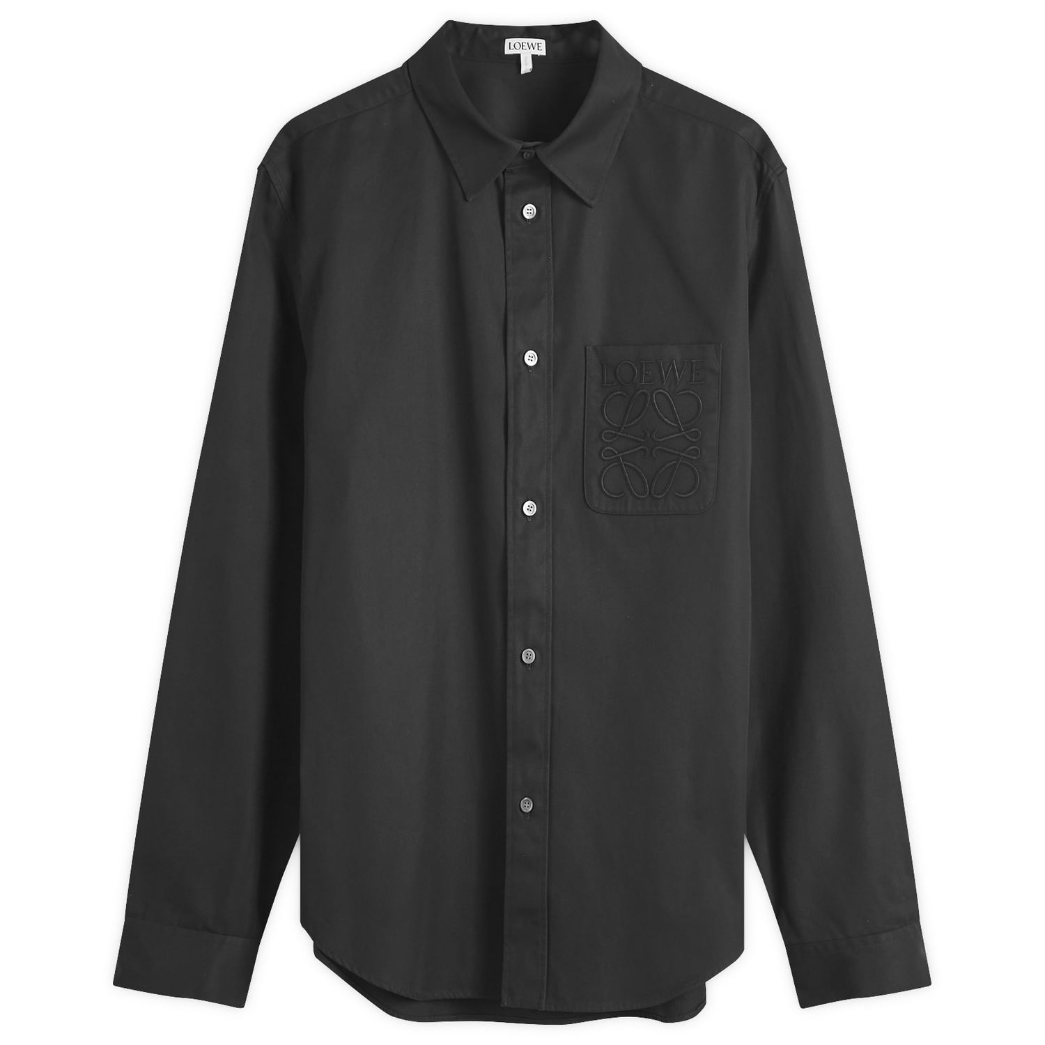 Košeľa Loewe Anagram Pocket Shirt, Size 38 Čierna | H526Y05X82-1100, 0