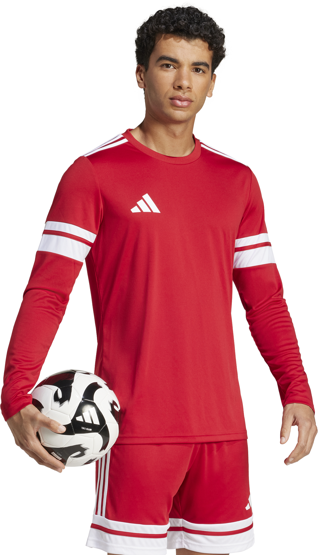 Tričko adidas Originals Adidas Squadra 25 Long Sleeve Jersey Červená | je5297, 1
