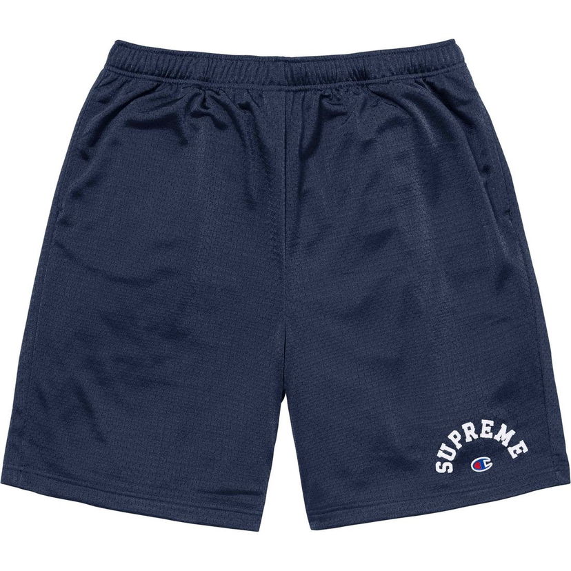 Šortky Supreme Champion Mesh Shorts Modrá | SUP-SS24-281
