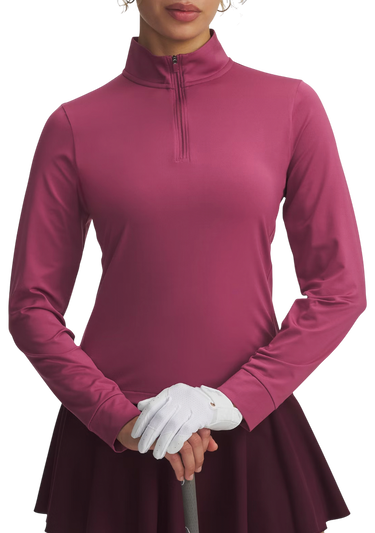 Mikina Under Armour Drive 1/4 Zip Long Sleeve Mock Neck Pullover Vínová | 6003797-659, 0