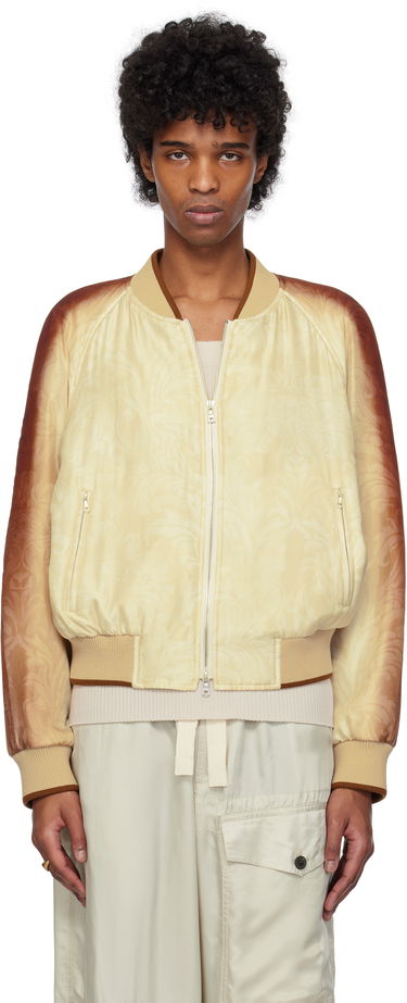 Bomber bunda Dries Van Noten Dries Van Noten Sateen Bomber Jacket Béžová | 251-020523-1200, 0