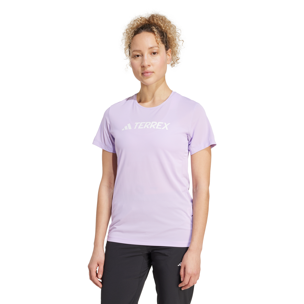 Tričko adidas Originals Terrex Logo Graphic Tee Fialová | JN3893, 0