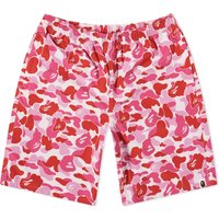 Šortky BAPE ABC Camo Beach Shorts Červená | 001SPJ301018M-PNK, 1