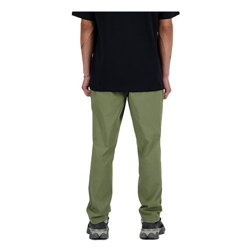 Nohavice New Balance Twill Tapered Pants Zelené | AMP41575-DEK