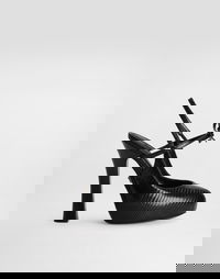 Dolce & Gabbana Lizard Skin Slingback Pumps