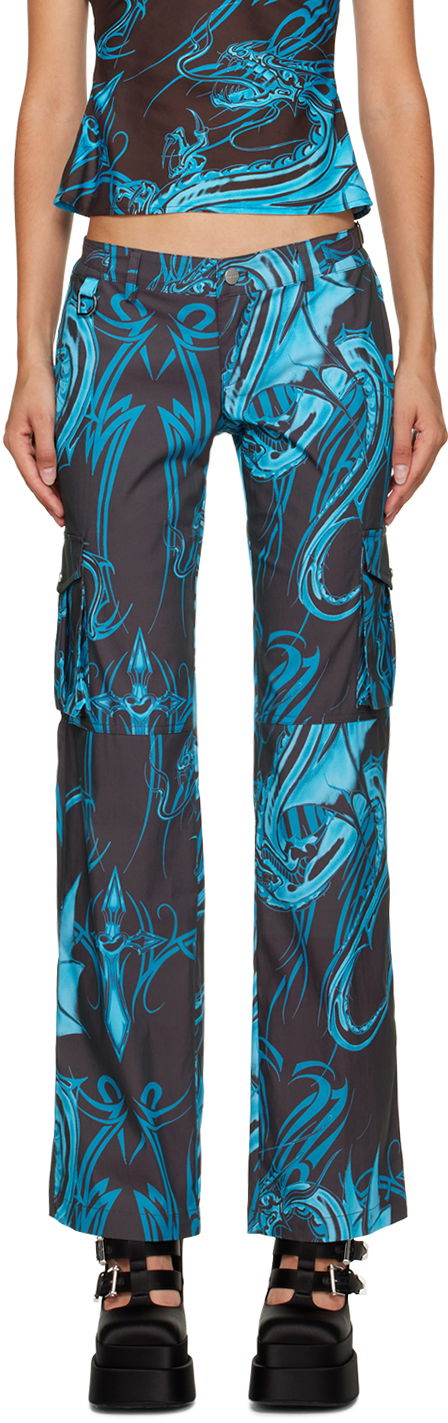 Cargo nohavice Miaou Miaou Elias Cargo Pants Čierna | 1034NYLTAB