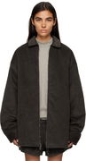 Shirttail Corduroy Relaxed-Fit Jacket