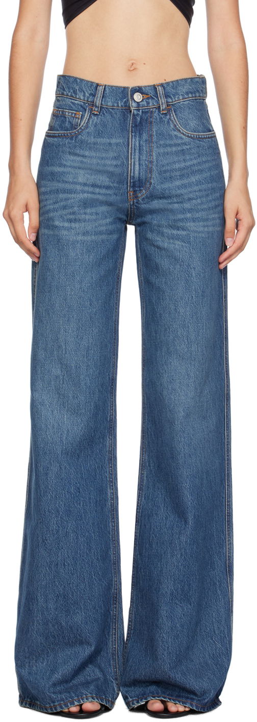 Džínsy Coperni Coperni Wide Leg Jeans Modrá | COPP95252, 0